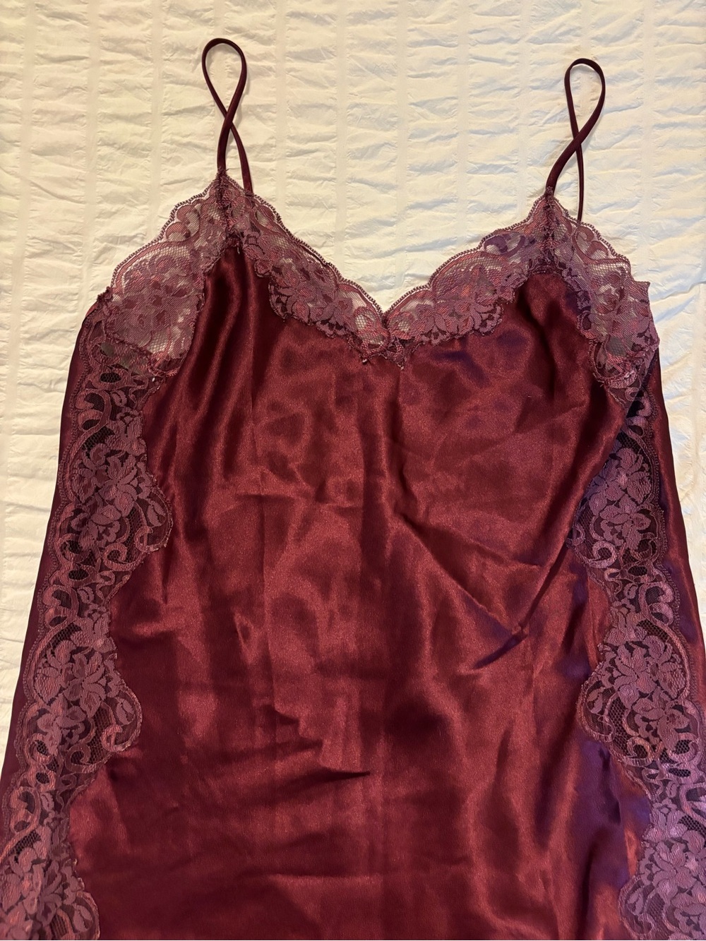 Jones new york satin and lace slip dress - Picture 2 of 5
